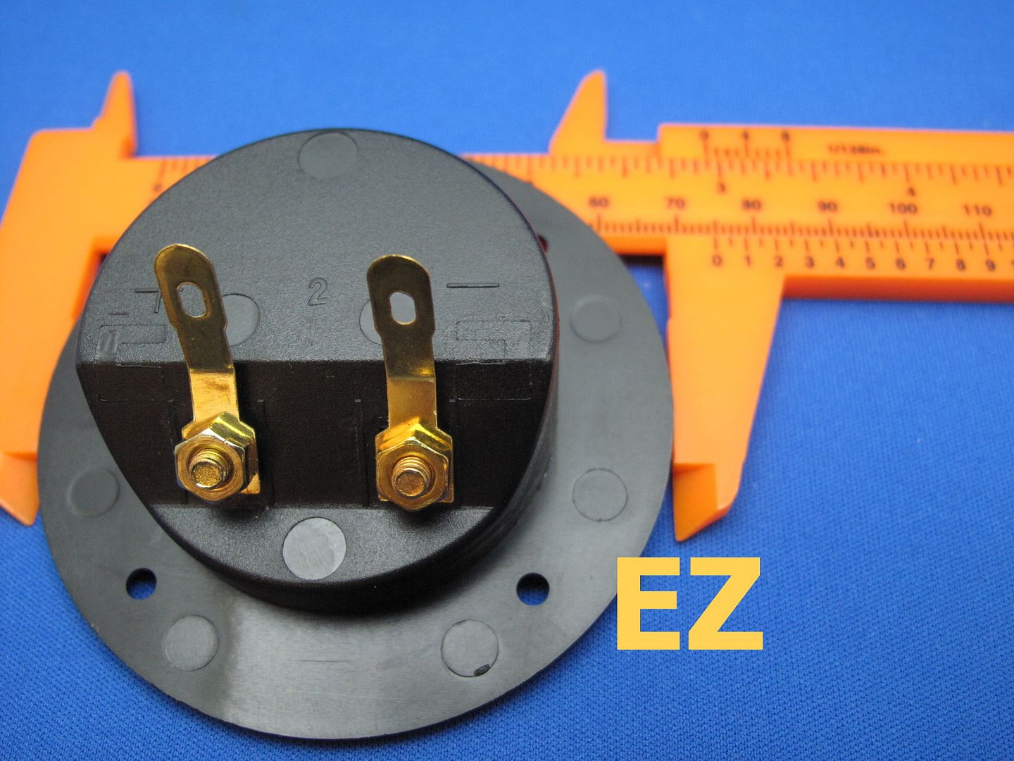 Speaker TERMINAL Plate With 2x Gold Binding Post Banana Plug Connector